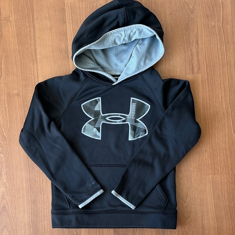Under Armour Kids Black and Gray Hoodie